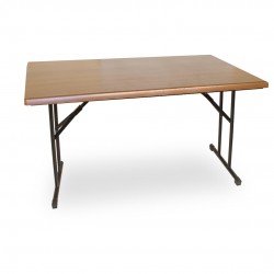 Banket Katlanır Masa (Werzalit, Allzalit. Vermodin Tabla 80x140) - Koyu Ahşap Banket Katlanır Masa (Werzalit, Allzalit. Vermodin Tabla 80x140) - Koyu Ahşap