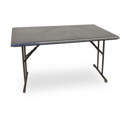 Banket Katlanır Masa (Werzalit, Allzalit. Vermodin Tabla 80x140) - Grey Marble