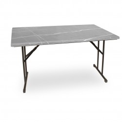 Banket Katlanır Masa (Werzalit, Allzalit. Vermodin Tabla 80x140) - Light Temperado