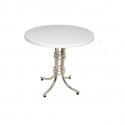Buket Werzalit Yuvarlak Mutfak Masası 90cm - Beyaz Buket Werzalit Yuvarlak Mutfak Masası 90cm - Beyaz