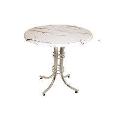 Buket Werzalit Yuvarlak Mutfak Masası 90cm - Afyon Mermer Buket Werzalit Yuvarlak Mutfak Masası 90cm - Afyon Mermer