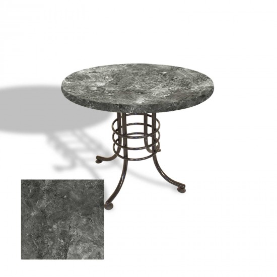 Buket Mega Laminat Yuvarlak Mutfak Masası Q110 - Lucca Buket Mega Laminat Yuvarlak Mutfak Masası Q110 - Lucca