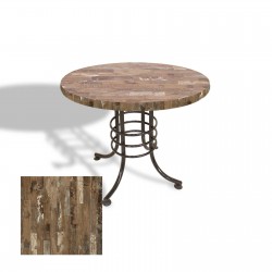 Buket Mega Laminat Yuvarlak Mutfak Masası Q120 - Maracaıbo