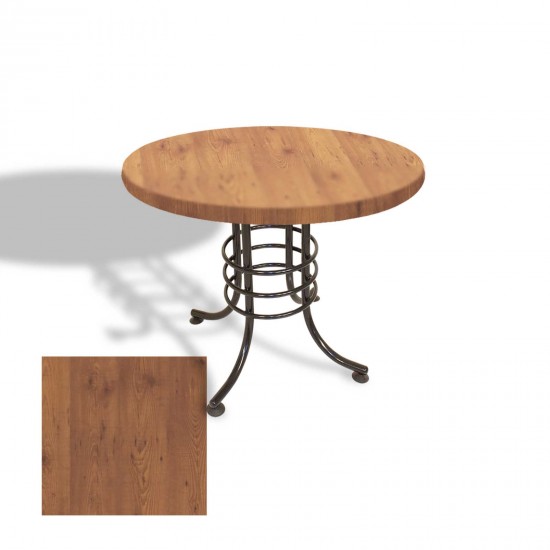 Buket Mega Laminat Yuvarlak Mutfak Masası Q100 - Novagento