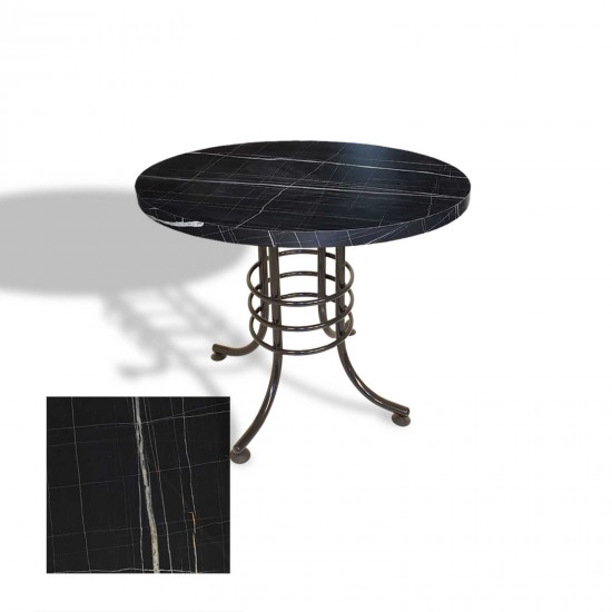 Buket Mega Laminat Yuvarlak Mutfak Masası Q100 - Palazzo Buket Mega Laminat Yuvarlak Mutfak Masası Q100 - Palazzo