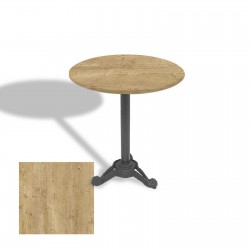 Çipa Döküm Ayak Yuvarlak Masa Çap 90cm - (Werzalit, Wermodin ve Allzalit Tabla) - Avalone Pine