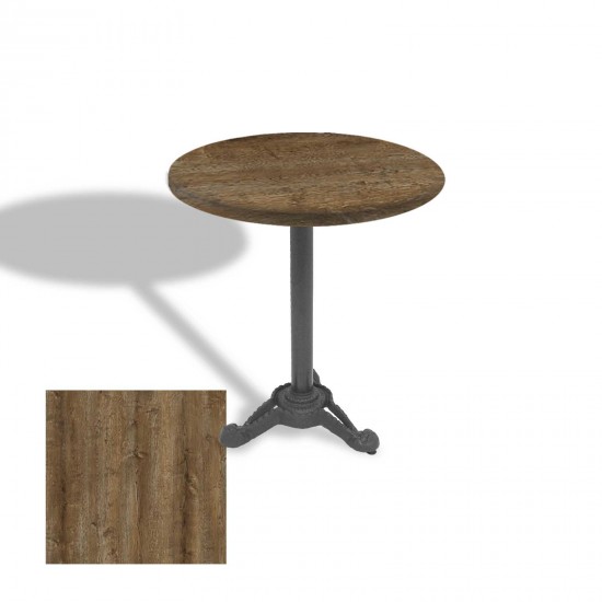 Çipa Döküm Ayak Yuvarlak Masa Çap 90cm - (Werzalit, Wermodin ve Allzalit Tabla) - Canyon Hidalgo