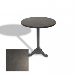 Çipa Döküm Ayak Yuvarlak Masa Çap 90cm - (Werzalit, Wermodin ve Allzalit Tabla) - Grey Marble