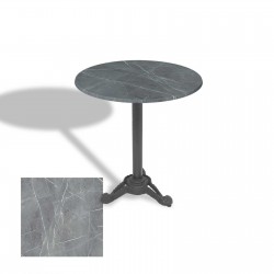 Çipa Döküm Ayak Yuvarlak Masa Çap 90cm - (Werzalit, Wermodin ve Allzalit Tabla) - Light Temperado