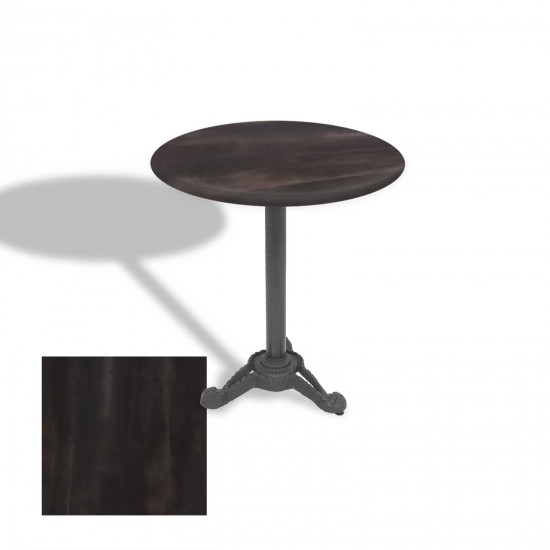 Çipa Döküm Ayak Yuvarlak Masa Çap 90cm - (Werzalit, Wermodin ve Allzalit Tabla) - Rocked