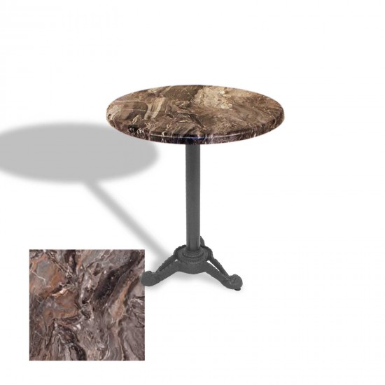 Çipa Döküm Ayak Yuvarlak Masa Çap 90cm - (Werzalit, Wermodin ve Allzalit Tabla) - Sydney