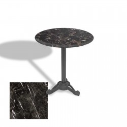 Çipa Döküm Ayak Yuvarlak Masa Çap 90cm - (Werzalit, Wermodin ve Allzalit Tabla) - Teramo