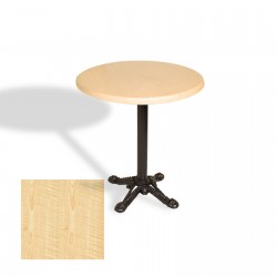 Çipa Döküm Ayak Yuvarlak Masa Çap 90cm - (Werzalit, Wermodin ve Allzalit Tabla) - Akçaağaç