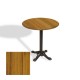 Çipa Döküm Ayak Yuvarlak Masa Çap 90cm - (Werzalit, Wermodin ve Allzalit Tabla) - Real Teak
