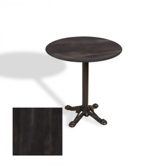 Çipa Döküm Ayak Yuvarlak Masa Çap 90cm - (Werzalit, Wermodin ve Allzalit Tabla) - Rocked