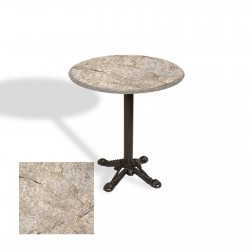 Çipa Döküm Ayak Yuvarlak Masa Çap 90cm - (Werzalit, Wermodin ve Allzalit Tabla) - Scala Marble