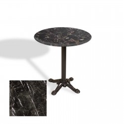 Çipa Döküm Ayak Yuvarlak Masa Çap 90cm - (Werzalit, Wermodin ve Allzalit Tabla) - Teramo