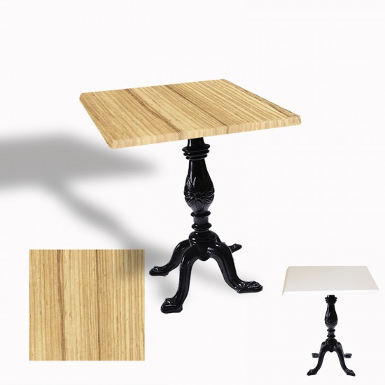 Çipa 1001 Döküm Ayak Kare Masa 60X60 cm - (Werzalit, Wermodin ve Allzalit Tabla) - Coco Bolo Çipa 1001 Döküm Ayak Kare Masa 60X60 cm - (Werzalit, Wermodin ve Allzalit Tabla) - Coco Bolo