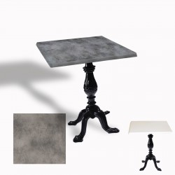 Çipa 1001 Döküm Ayak Kare Masa 60X60 cm - (Werzalit, Wermodin ve Allzalit Tabla) - Copperfield