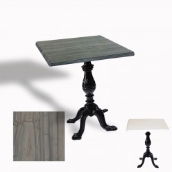 Çipa 1001 Döküm Ayak Kare Masa 70x70 cm - (Werzalit, Wermodin ve Allzalit Tabla) - Magma