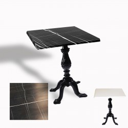 Çipa 1001 Döküm Ayak Kare Masa 60X60 cm - (Werzalit, Wermodin ve Allzalit Tabla) - Palazzo