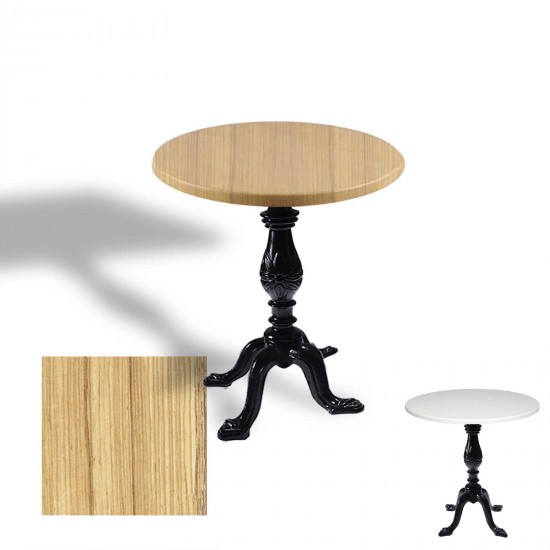 Çipa 1001 Döküm Ayak Yuvarlak Masa Çap 90cm - (Werzalit, Wermodin ve Allzalit Tabla) - Coco Bolo