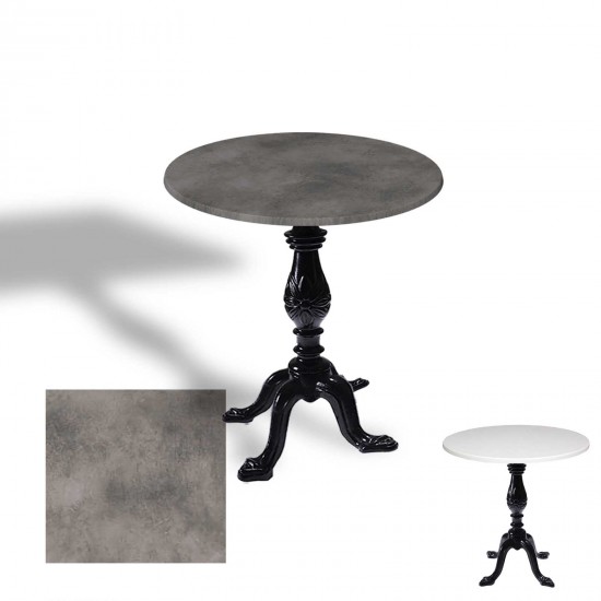 Çipa 1001 Döküm Ayak Yuvarlak Masa Çap 90cm - (Werzalit, Wermodin ve Allzalit Tabla) - Copperfield
