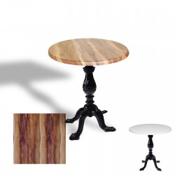 Çipa 1001 Döküm Ayak Yuvarlak Masa Çap 90cm - (Werzalit, Wermodin ve Allzalit Tabla) - Indiana Wood