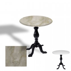 Çipa 1001 Döküm Ayak Yuvarlak Masa Çap 90cm - (Werzalit, Wermodin ve Allzalit Tabla) - Irony