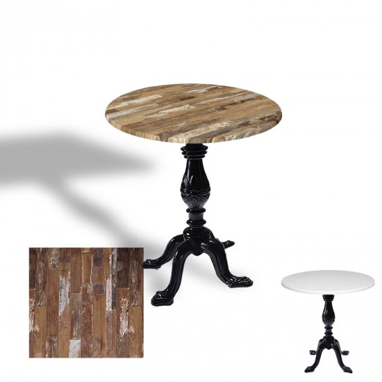 Çipa 1001 Döküm Ayak Yuvarlak Masa Çap 90cm - (Werzalit, Wermodin ve Allzalit Tabla) - Maracaibo