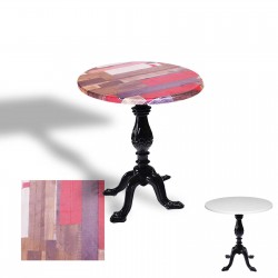 Çipa 1001 Döküm Ayak Yuvarlak Masa Çap 90cm - (Werzalit, Wermodin ve Allzalit Tabla) - Redwood