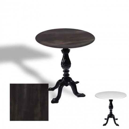 Çipa 1001 Döküm Ayak Yuvarlak Masa Çap 90cm - (Werzalit, Wermodin ve Allzalit Tabla) - Rocked