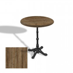 Çipa 1002 Döküm Ayak Yuvarlak Masa Çap 90cm - (Werzalit, Wermodin ve Allzalit Tabla) - Canyon Hidalgo