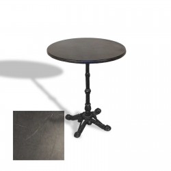 Çipa 1002 Döküm Ayak Yuvarlak Masa Çap 90cm - (Werzalit, Wermodin ve Allzalit Tabla) - Grey Marble