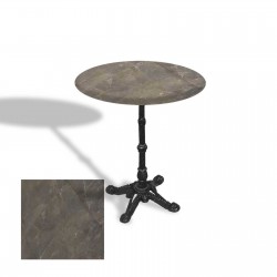 Çipa 1002 Döküm Ayak Yuvarlak Masa Çap 90cm - (Werzalit, Wermodin ve Allzalit Tabla) - Halong