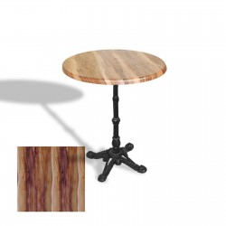Çipa 1002 Döküm Ayak Yuvarlak Masa Çap 90cm - (Werzalit, Wermodin ve Allzalit Tabla) - Indiana Wood