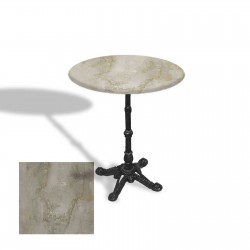 Çipa 1002 Döküm Ayak Yuvarlak Masa Çap 90cm - (Werzalit, Wermodin ve Allzalit Tabla) - Irony