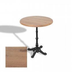 Çipa 1002 Döküm Ayak Yuvarlak Masa Çap 90cm - (Werzalit, Wermodin ve Allzalit Tabla) - Novagento