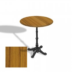 Çipa 1002 Döküm Ayak Yuvarlak Masa Çap 90cm - (Werzalit, Wermodin ve Allzalit Tabla) - Real Teak