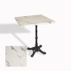 Çipa 1002 Döküm Ayak Kare Masa 60X60 cm - (Werzalit, Wermodin ve Allzalit Tabla) - Afyon Mermer