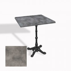 Çipa 1002 Döküm Ayak Kare Masa 60X60 cm - (Werzalit, Wermodin ve Allzalit Tabla) - Copperfield