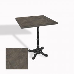 Çipa 1002 Döküm Ayak Kare Masa 60X60 cm - (Werzalit, Wermodin ve Allzalit Tabla) - Halong