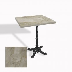 Çipa 1002 Döküm Ayak Kare Masa 70X70 cm - (Werzalit, Wermodin ve Allzalit Tabla) - Irony