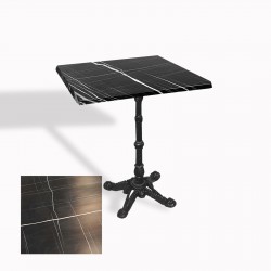 Çipa 1002 Döküm Ayak Kare Masa 70X70 cm - (Werzalit, Wermodin ve Allzalit Tabla) - Palazzo