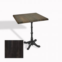 Çipa 1002 Döküm Ayak Kare Masa 70X70 cm - (Werzalit, Wermodin ve Allzalit Tabla) - Rocked