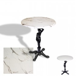 Çipa 1003 Döküm Ayak Yuvarlak Masa Çap 90cm - (Werzalit, Wermodin ve Allzalit Tabla) - Afyon Mermer