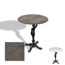 Çipa 1003 Döküm Ayak Yuvarlak Masa Çap 90cm - (Werzalit, Wermodin ve Allzalit Tabla) - Halong