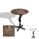 Çipa 1003 Döküm Ayak Yuvarlak Masa Çap 90cm - (Werzalit, Wermodin ve Allzalit Tabla) - Metalic Oxid 1