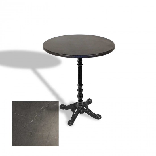 Çipa 1004 Döküm Ayak Yuvarlak Masa Çap 90cm - (Werzalit, Wermodin ve Allzalit Tabla) - Grey Marble Çipa 1004 Döküm Ayak Yuvarlak Masa Çap 90cm - (Werzalit, Wermodin ve Allzalit Tabla) - Grey Marble