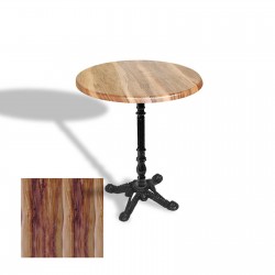 Çipa 1004 Döküm Ayak Yuvarlak Masa Çap 90cm - (Werzalit, Wermodin ve Allzalit Tabla) - Indiana Wood